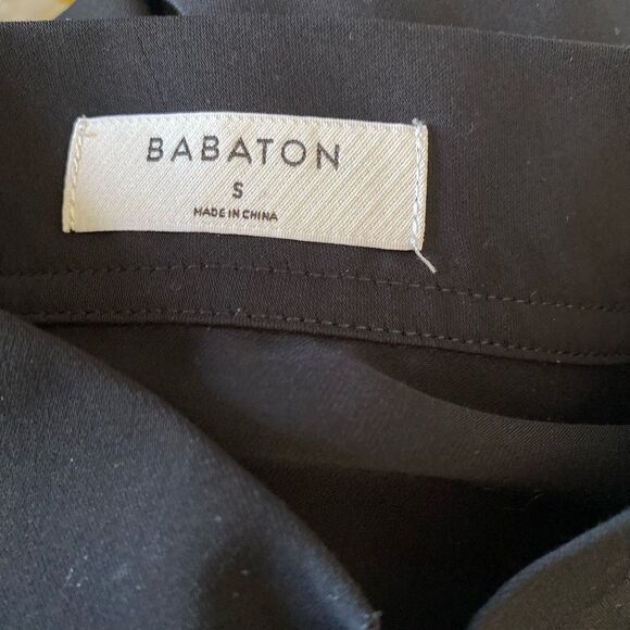 #141 ARITZIA BABATON Oversized Black Drape Blouse - Picture 6 of 7